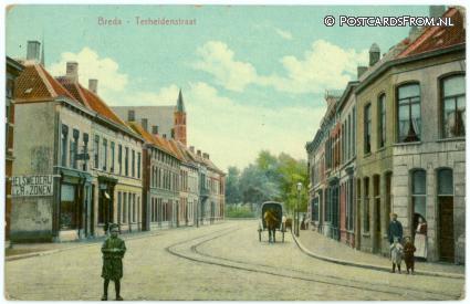ansichtkaart: Breda, Terheidenstraat