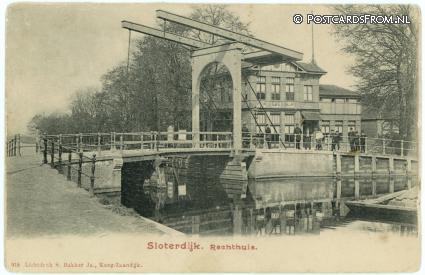 Sloterdijk, Rechthuis ansichtkaart: Sloterdijk, Rechthuis