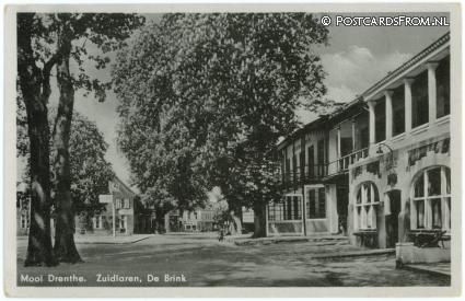 Zuidlaren, De Brink ansichtkaart: Zuidlaren, De Brink