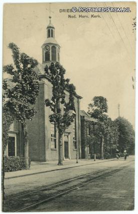Driebergen, Ned. Herv. Kerk ansichtkaart: Driebergen, Ned. Herv. Kerk