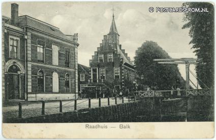 Balk, Raadhuis ansichtkaart: Balk, Raadhuis