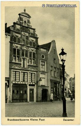 Deventer, Brandweerkazerne Kleine Poot ansichtkaart: Deventer, Brandweerkazerne Kleine Poot