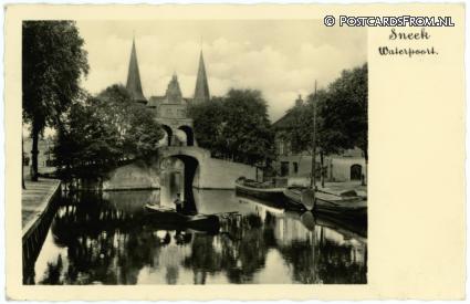 Sneek, Waterpoort ansichtkaart: Sneek, Waterpoort