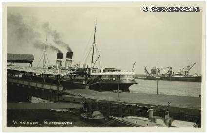 ansichtkaart: Vlissingen, Buitenhaven