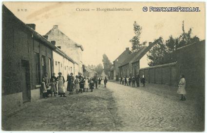 ansichtkaart: Clinge, Hoogenakkerstraat