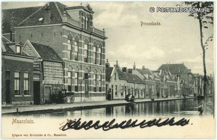 Maassluis, Prinsekade ansichtkaart: Maassluis, Prinsekade