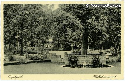 Oegstgeest, Wilhelminapark ansichtkaart: Oegstgeest, Wilhelminapark