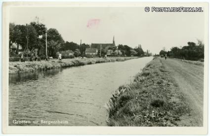 ansichtkaart: Bergentheim, Groeten uit