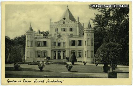 ansichtkaart: Doorn, Kasteel 'Sandenburg'