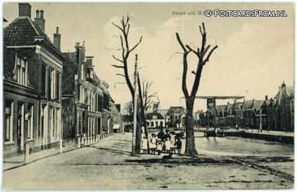 ansichtkaart: Makkum FR, --