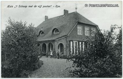 Epe, Huits 't Schaap met de vijf pooten ansichtkaart: Epe, Huits 't Schaap met de vijf pooten