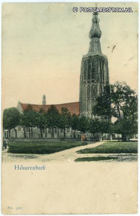 ansichtkaart: Hilvarenbeek, R.K. Kerk