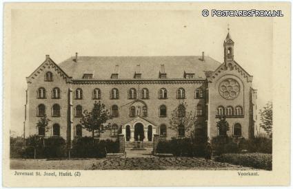 Hulst, Juvenaat St. Jozef. Voorkant ansichtkaart: Hulst, Juvenaat St. Jozef. Voorkant