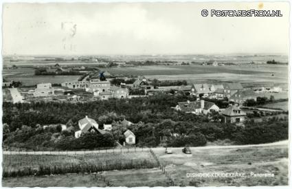 Koudekerke, Dishoek. Panorama ansichtkaart: Koudekerke, Dishoek. Panorama