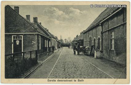 ansichtkaart: Bath, Eerste dwarsstraat