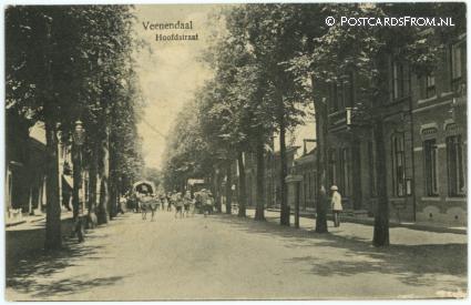 ansichtkaart: Veenendaal, Hoofdstraat