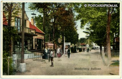 Muiderberg, Badlaan ansichtkaart: Muiderberg, Badlaan
