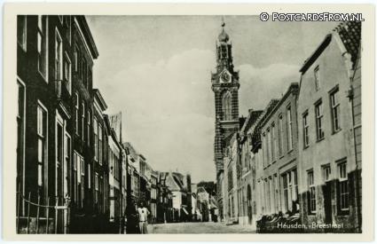 ansichtkaart: Heusden, Breestraat