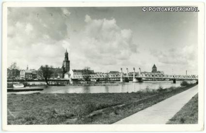 ansichtkaart: Kampen, IJsselbrug
