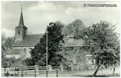 ansichtkaart: Nieuwland, Breezijde