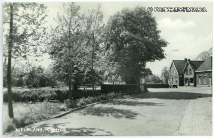 ansichtkaart: Nieuwland, Centrum