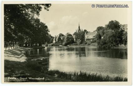 ansichtkaart: Zwolle, Groot Weezenland
