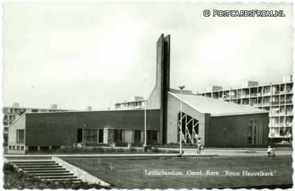 Leidschendam, Geref. Kerk 'Kruis Heuvelkerk' ansichtkaart: Leidschendam, Geref. Kerk 'Kruis Heuvelkerk'