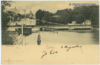 ansichtkaart: Leiden, Galgewater