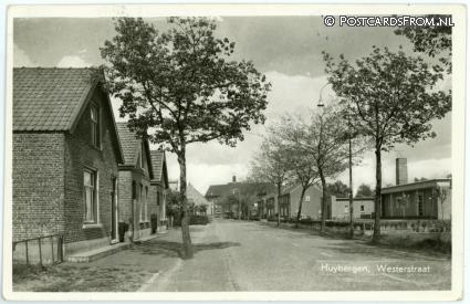 ansichtkaart: Huijbergen, Westerstraat