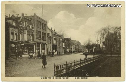 ansichtkaart: Schiedam, Broersvest