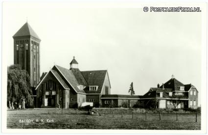 ansichtkaart: Balgoij, R.K. Kerk