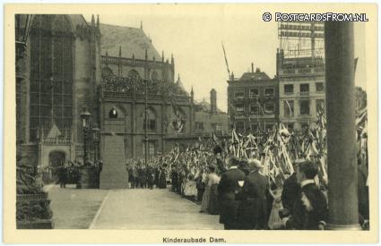 Amsterdam, Kinderaubade Dam ansichtkaart: Amsterdam, Kinderaubade Dam