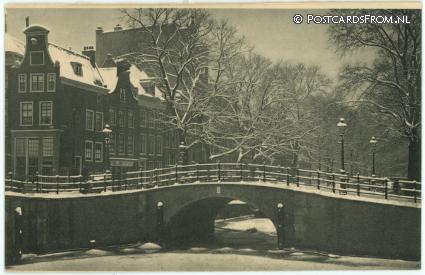 ansichtkaart: Amsterdam, Oude Brug Reguliersgracht