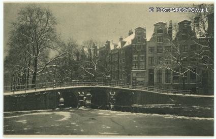 ansichtkaart: Amsterdam, Leidschegracht