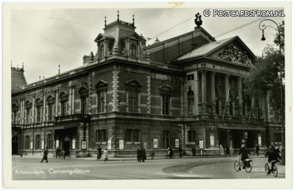 ansichtkaart: Amsterdam, Concertgebouw