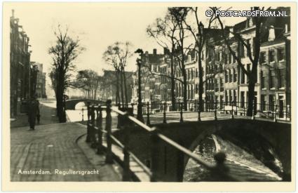 ansichtkaart: Amsterdam, Reguliersgracht