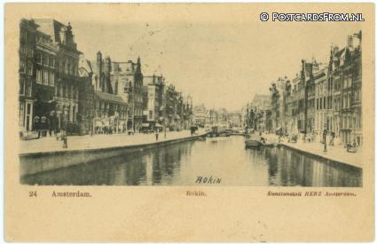 ansichtkaart: Amsterdam, Rokin