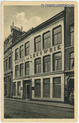 ansichtkaart: Haarlem, Hotel de Leeuwrik