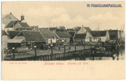 Urk, Nieuwe haven ansichtkaart: Urk, Nieuwe haven