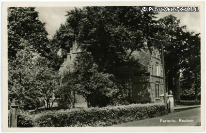 ansichtkaart: Reutum, Pastorie