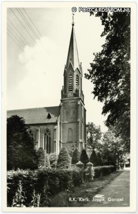 Joppe, Gorssel. R.K. Kerk ansichtkaart: Joppe, Gorssel. R.K. Kerk
