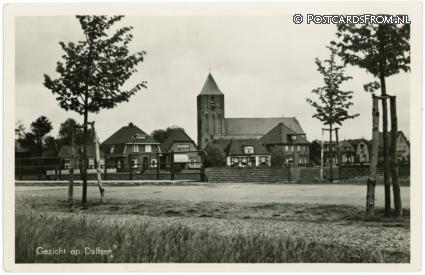 ansichtkaart: Dalfsen, Gezicht op Dalfsen