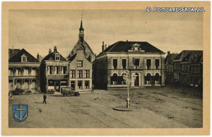 ansichtkaart: Steenwijk, Oude Raadhuis op de Markt