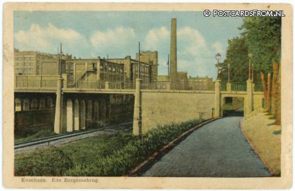 ansichtkaart: Enschede, Edo Bergsmabrug