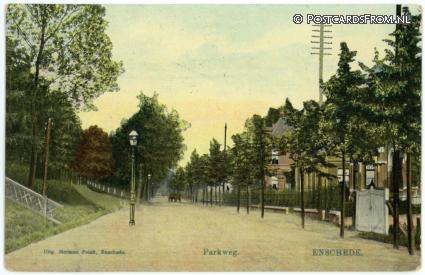 ansichtkaart: Enschede, Parkweg