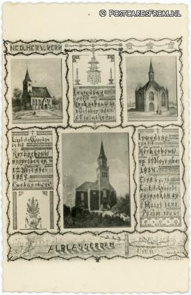 Alblasserdam, Ned. Herv. Kerk ansichtkaart: Alblasserdam, Ned. Herv. Kerk