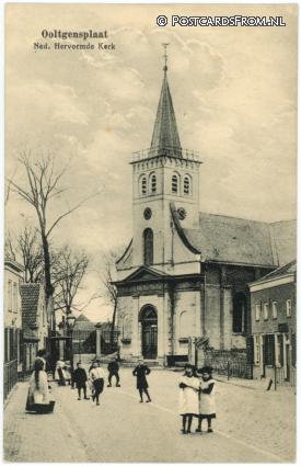 ansichtkaart: Ooltgensplaat, Ned. Herv. Kerk