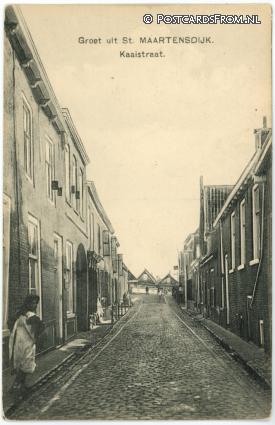 ansichtkaart: Maartensdijk, Kaaistraat