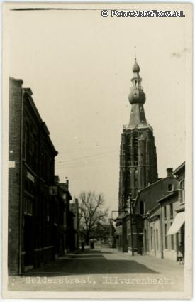 ansichtkaart: Hilvarenbeek, Gelderstraat
