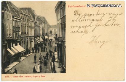 ansichtkaart: Bergen op Zoom, Fortuinstraat